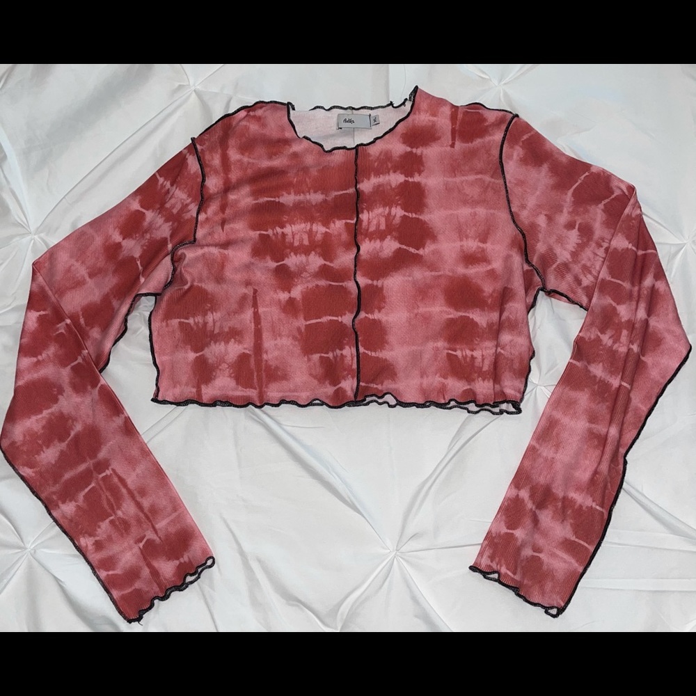 Adika Stitch Tie-Dye Crop Top